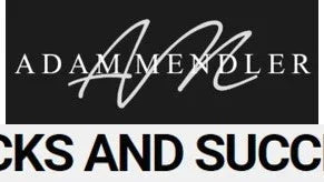 Adam Mendler Socks and Success sign with Love Classic branding, stylish high quality focus