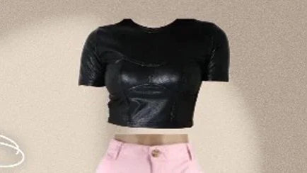 How to Style our Bustier Finley Pu Crop Top