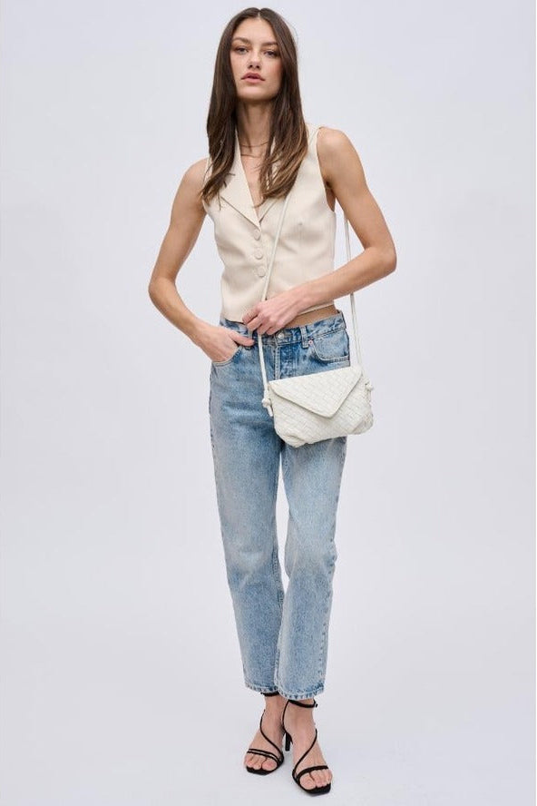 Kylo Woven Crossbody Oatmilk 2