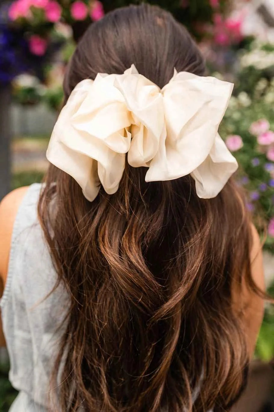 Chiffon Bow Barrette