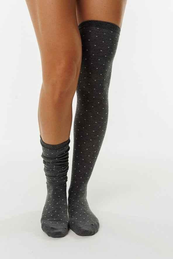 Long Polka Dot Socks