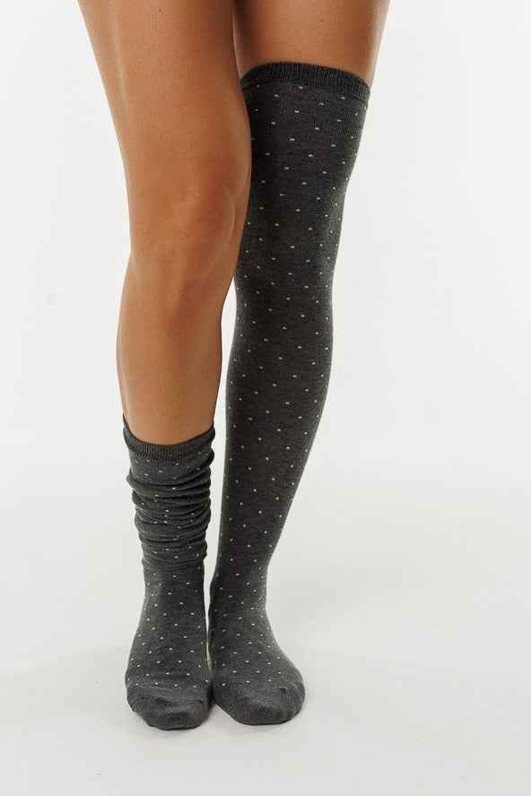 Long Polka Dot Socks