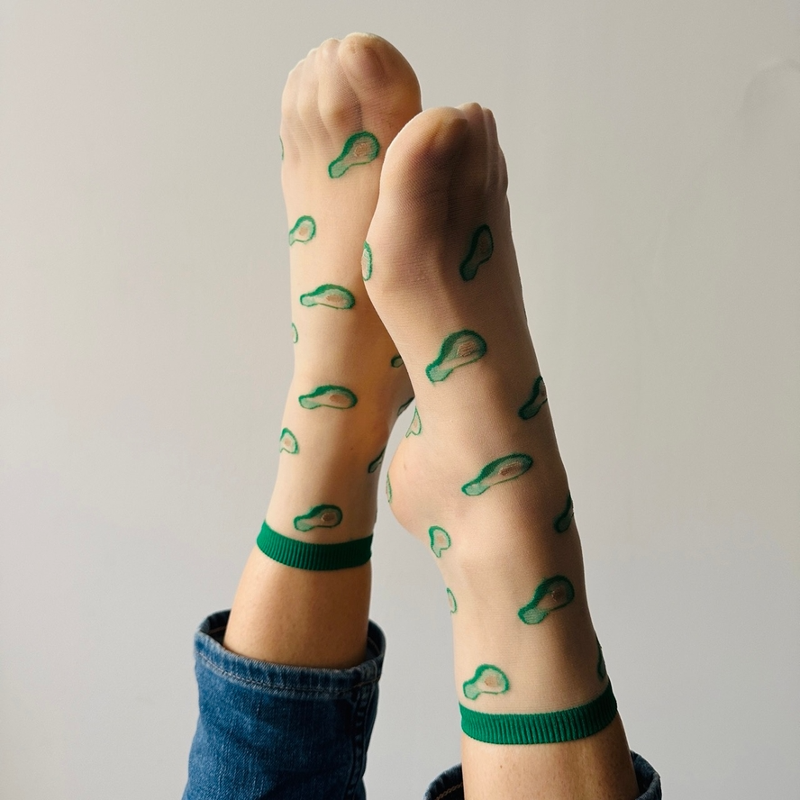 Avocados Fruit Socks