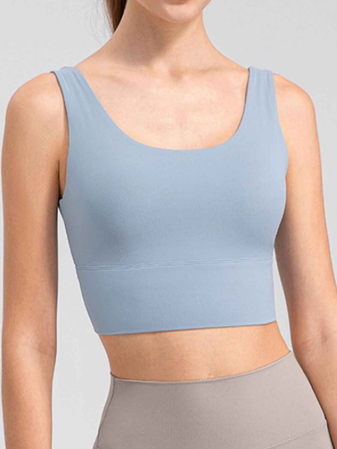 Scoop Cropped Active Tank