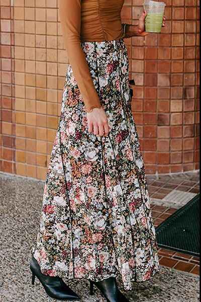 Floral Maxi Skirt