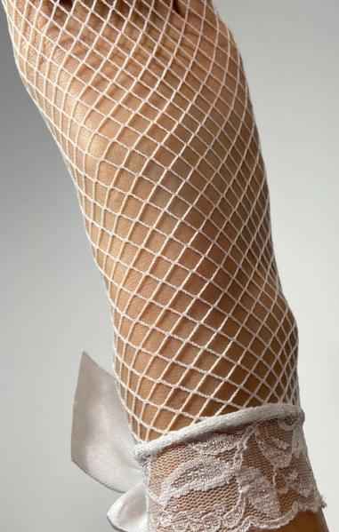 Candice Fishnet and Lace Ankle Socks