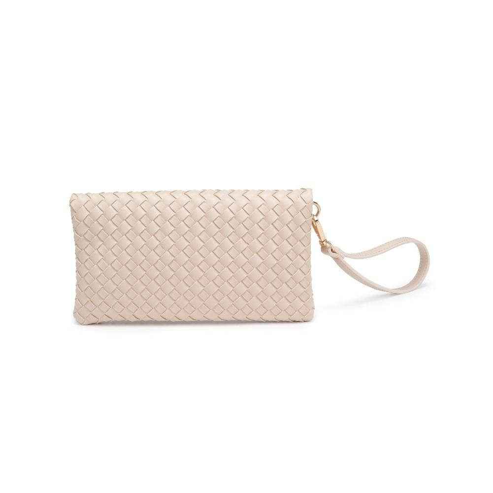 Aria Woven Wristlet Clutch
