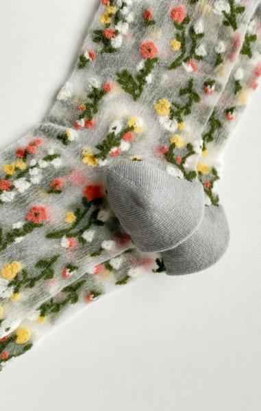 5-Pair Pack, Rufia Floral Patterned Socks