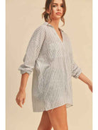 Striped Button Down Shirt