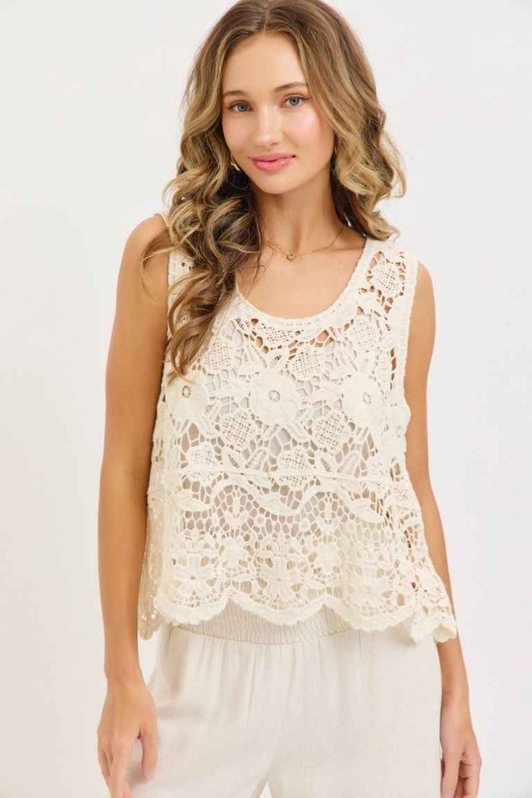 Crochet Lace Tank Top