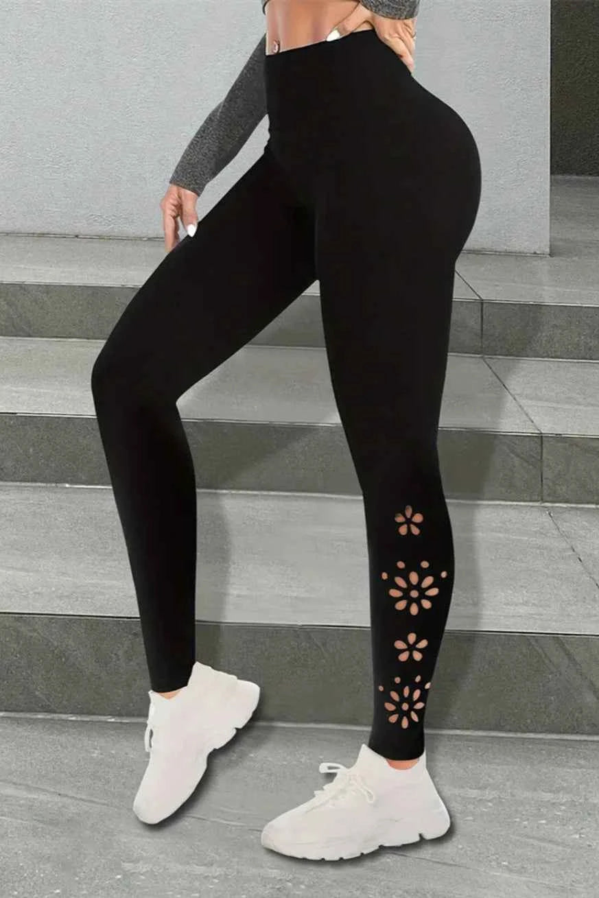Cutout High Rise Leggings