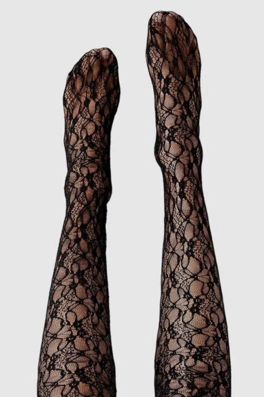 Lace Knee High Socks