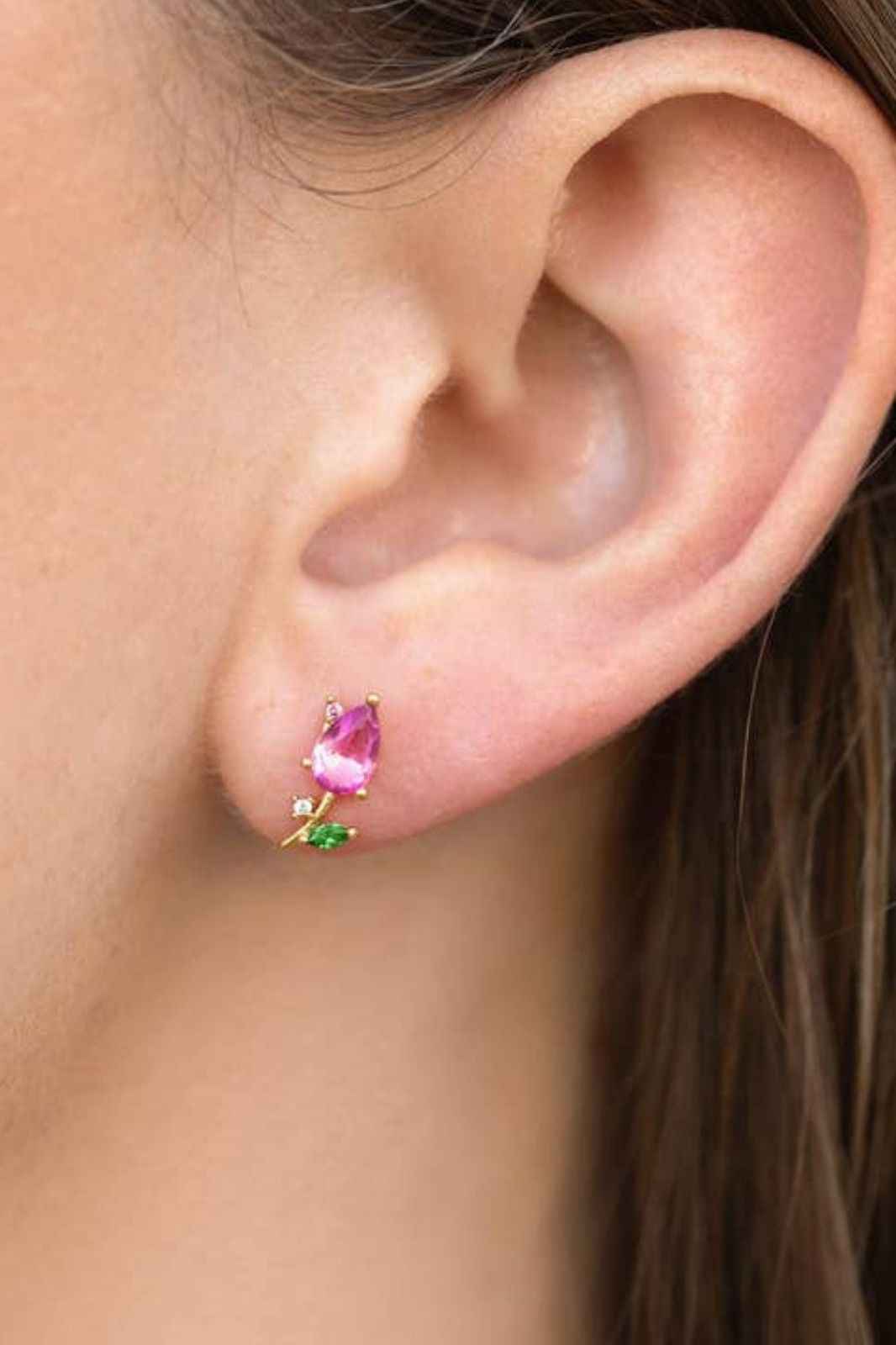 Blossoming Tulip Studs