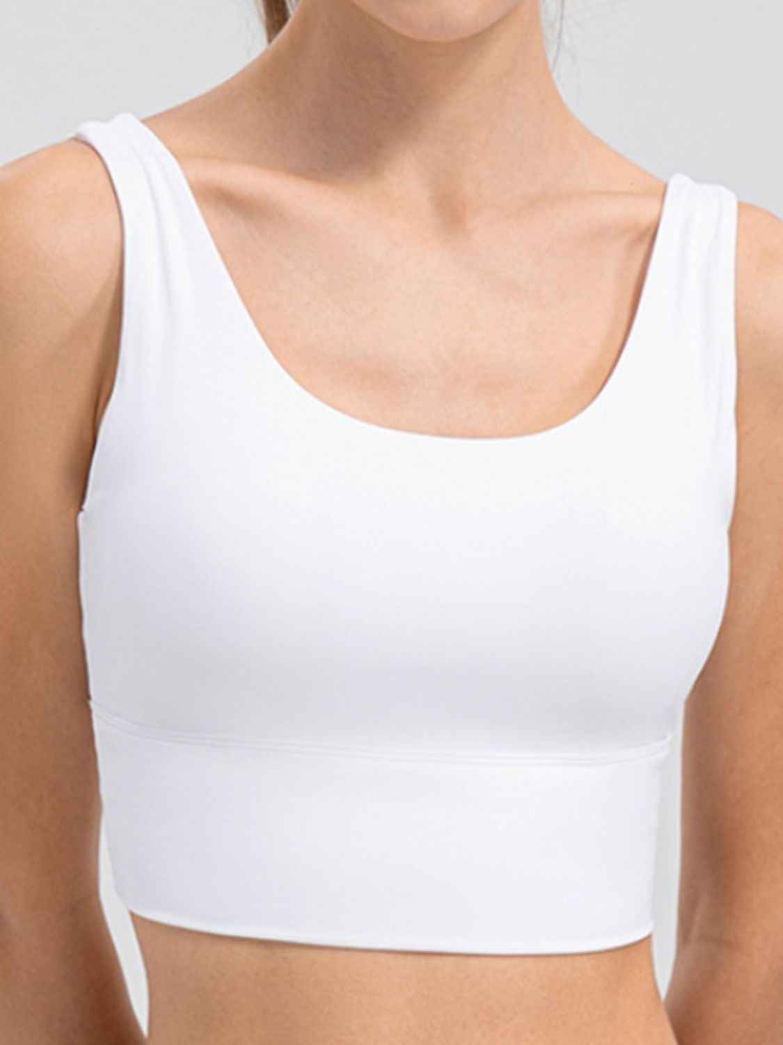 Scoop Cropped Active Tank