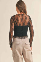 Long Sleeve Lace Top