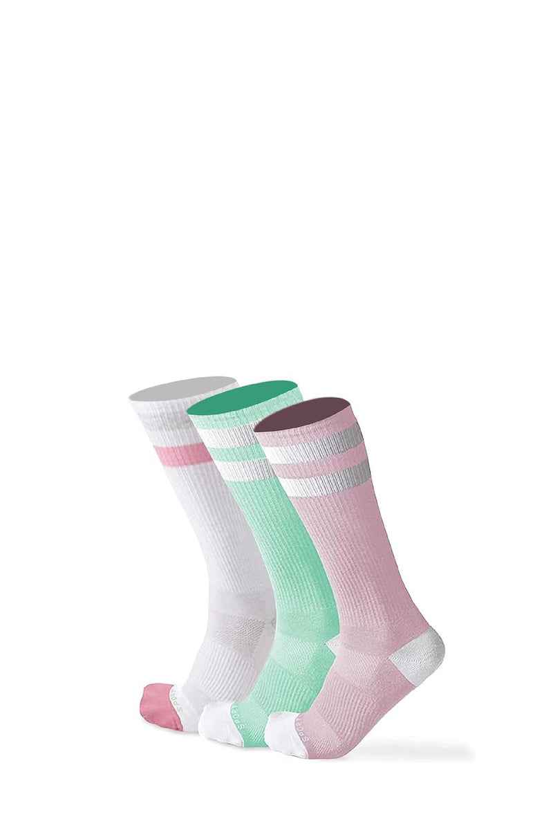 3-Pack Athletic Sport Crew Socks