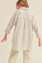 Striped Button Down Shirt