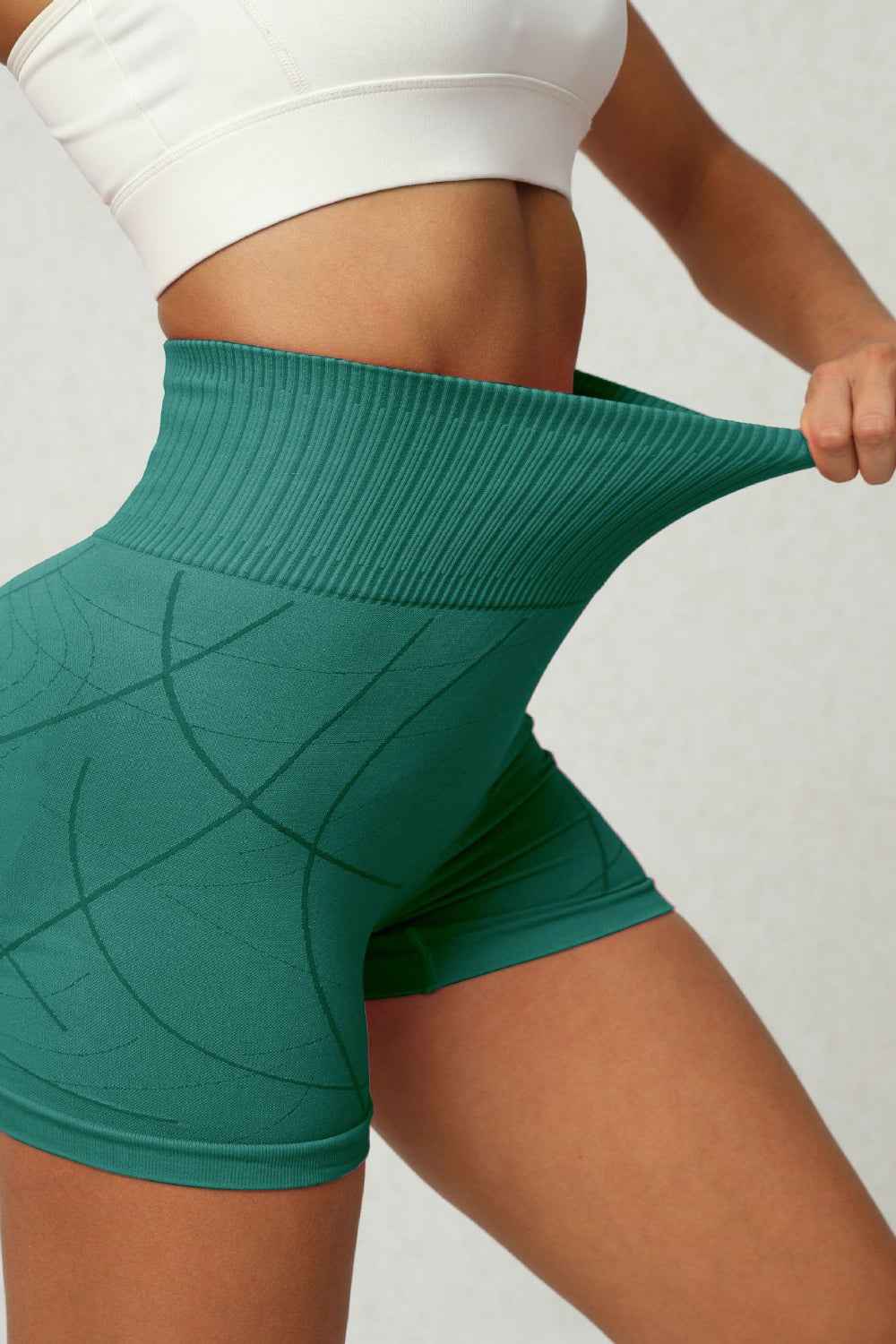 High Waist Active Shorts