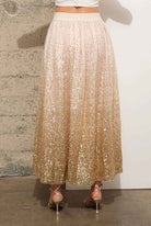 Sequin Embellished Tulle Skirt