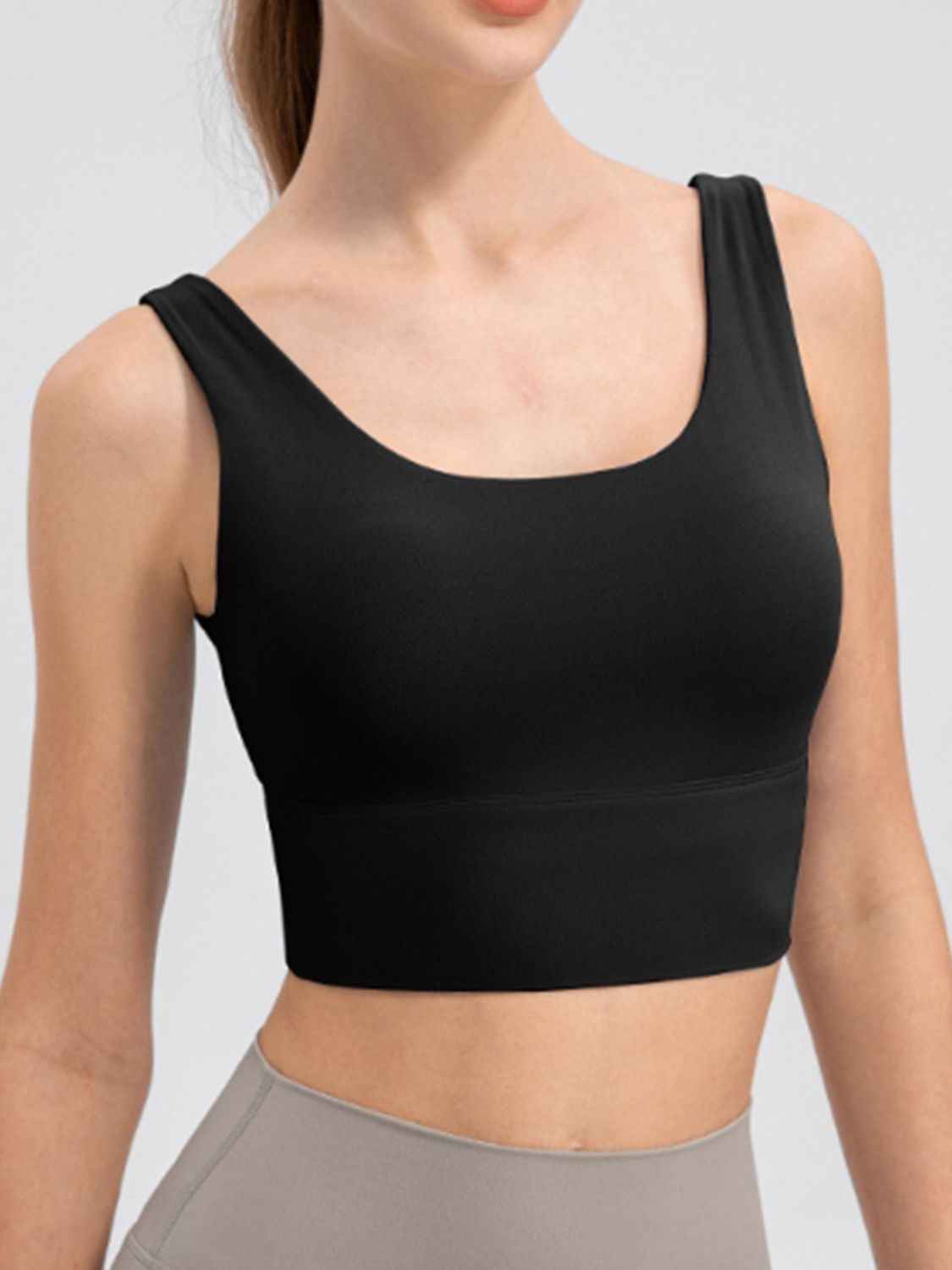Scoop Cropped Active Tank