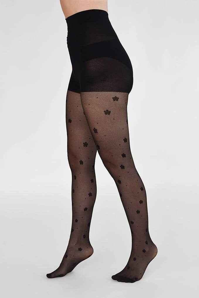 Daisy & Dot Pattern Tights