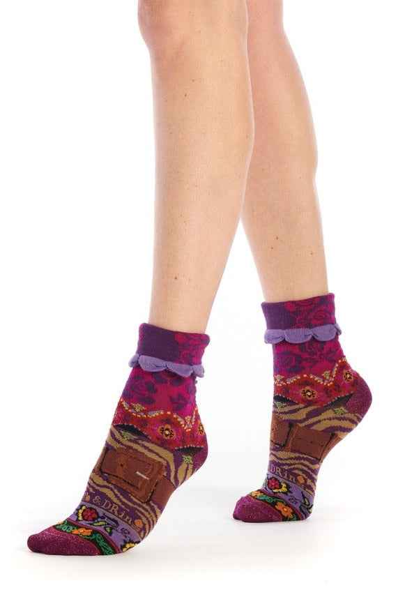 Revers Belt Crew Sock