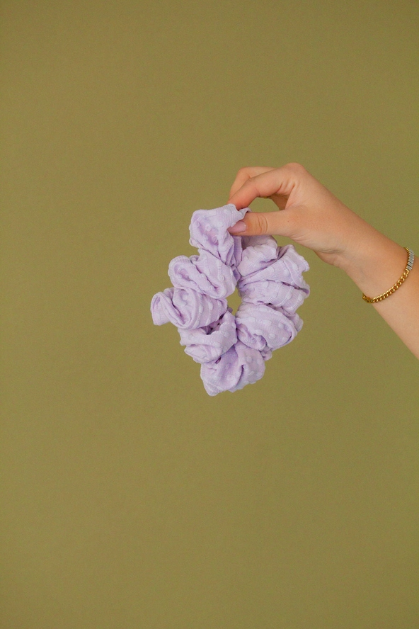 Lavender Jumbo Scrunchie