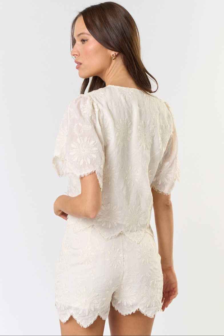 Crochet Detail Shorts