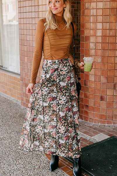 Floral Maxi Skirt