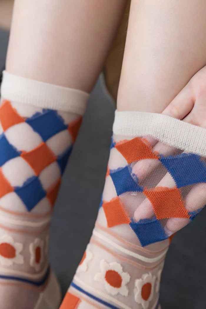 5-Pair Mesh Socks For Women