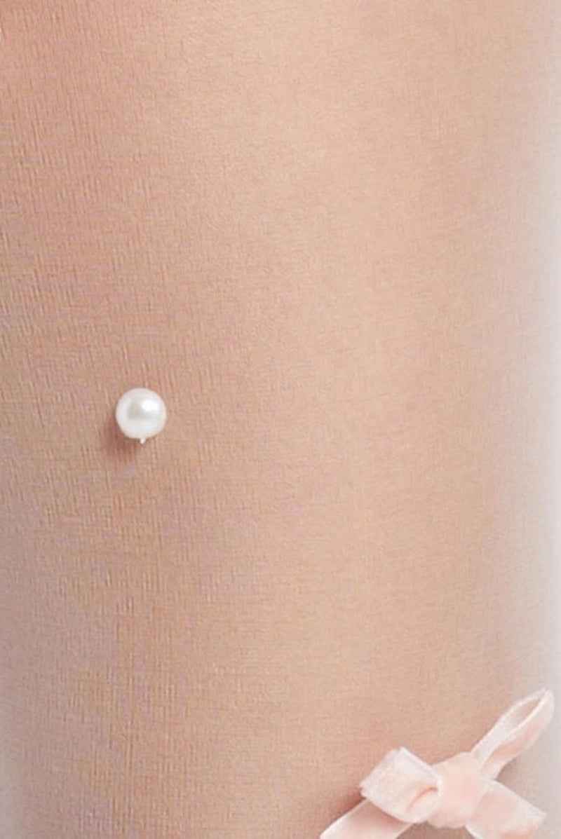 Velvet Bow Pearl Tight