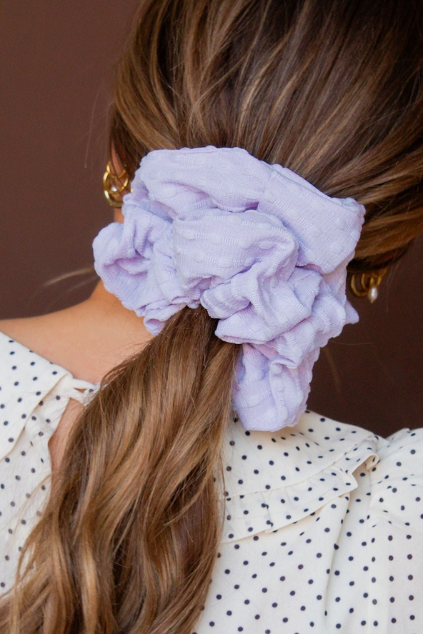 Lavender Jumbo Scrunchie