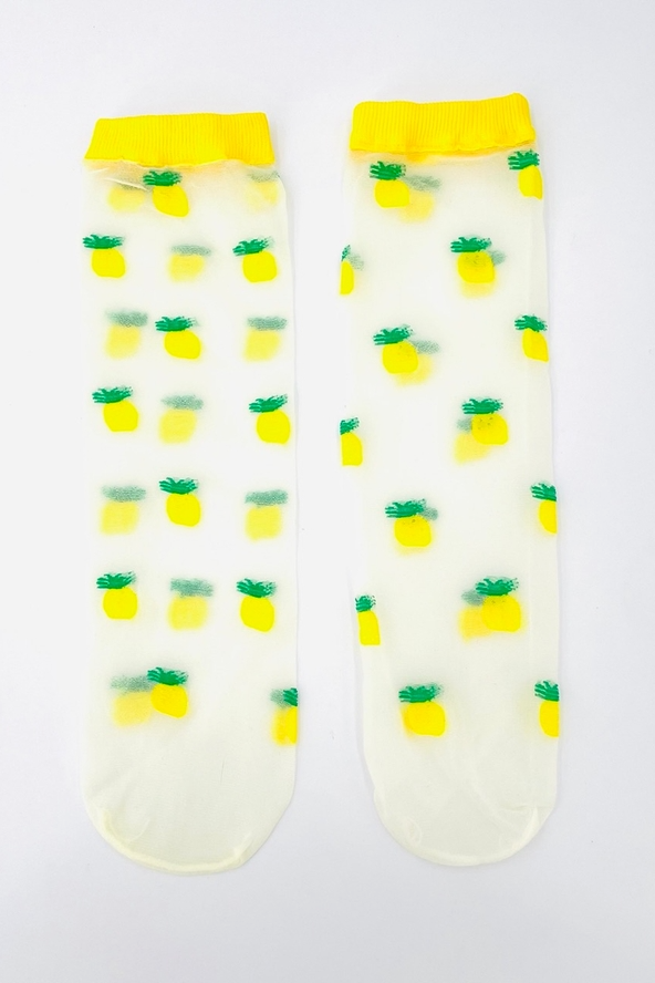 Ananas Fruit Socks