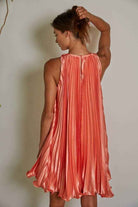 Accordion Pleated Dress