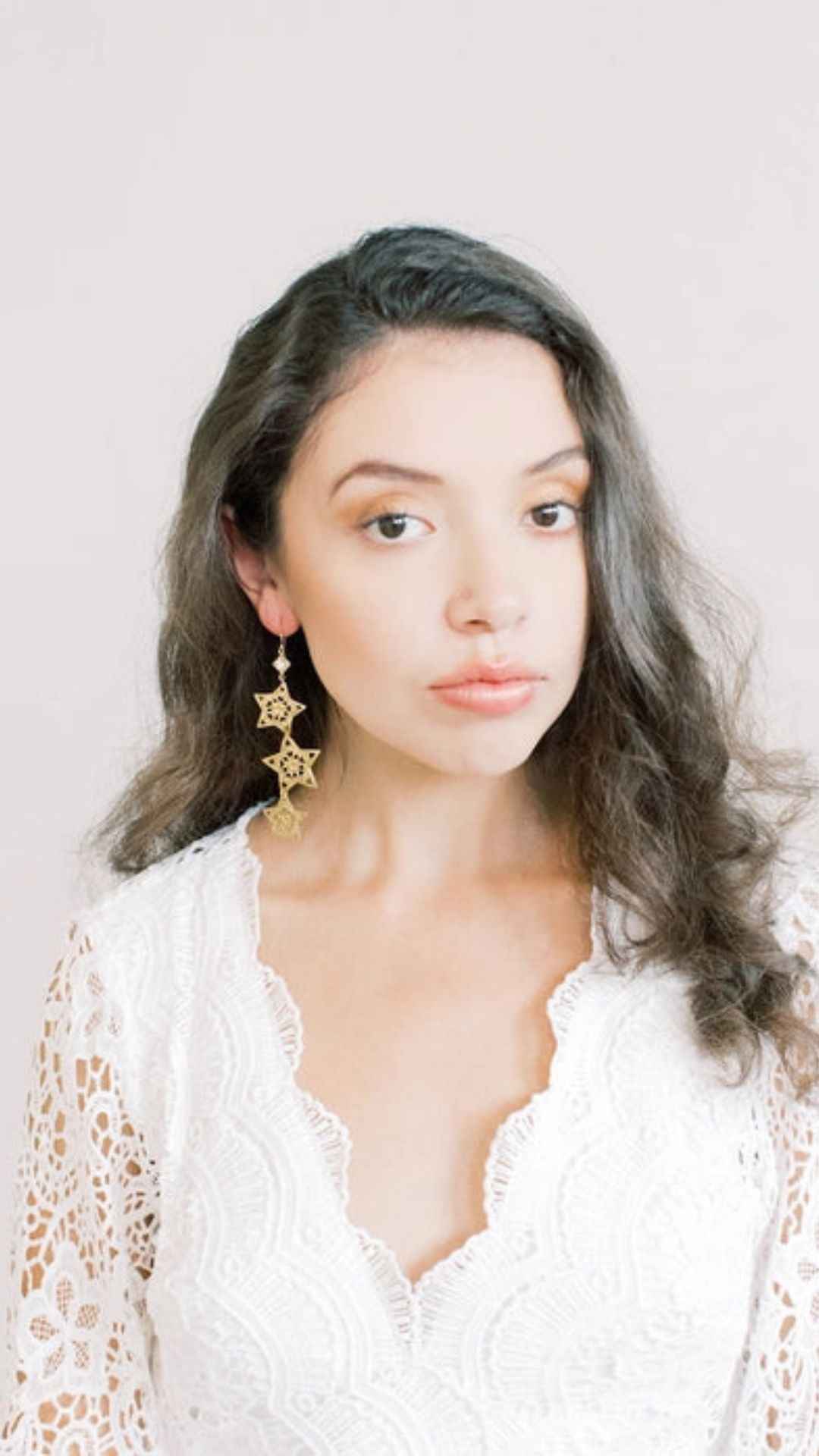 Triple Star Earrings