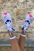 Transparent Plumetis Socks
