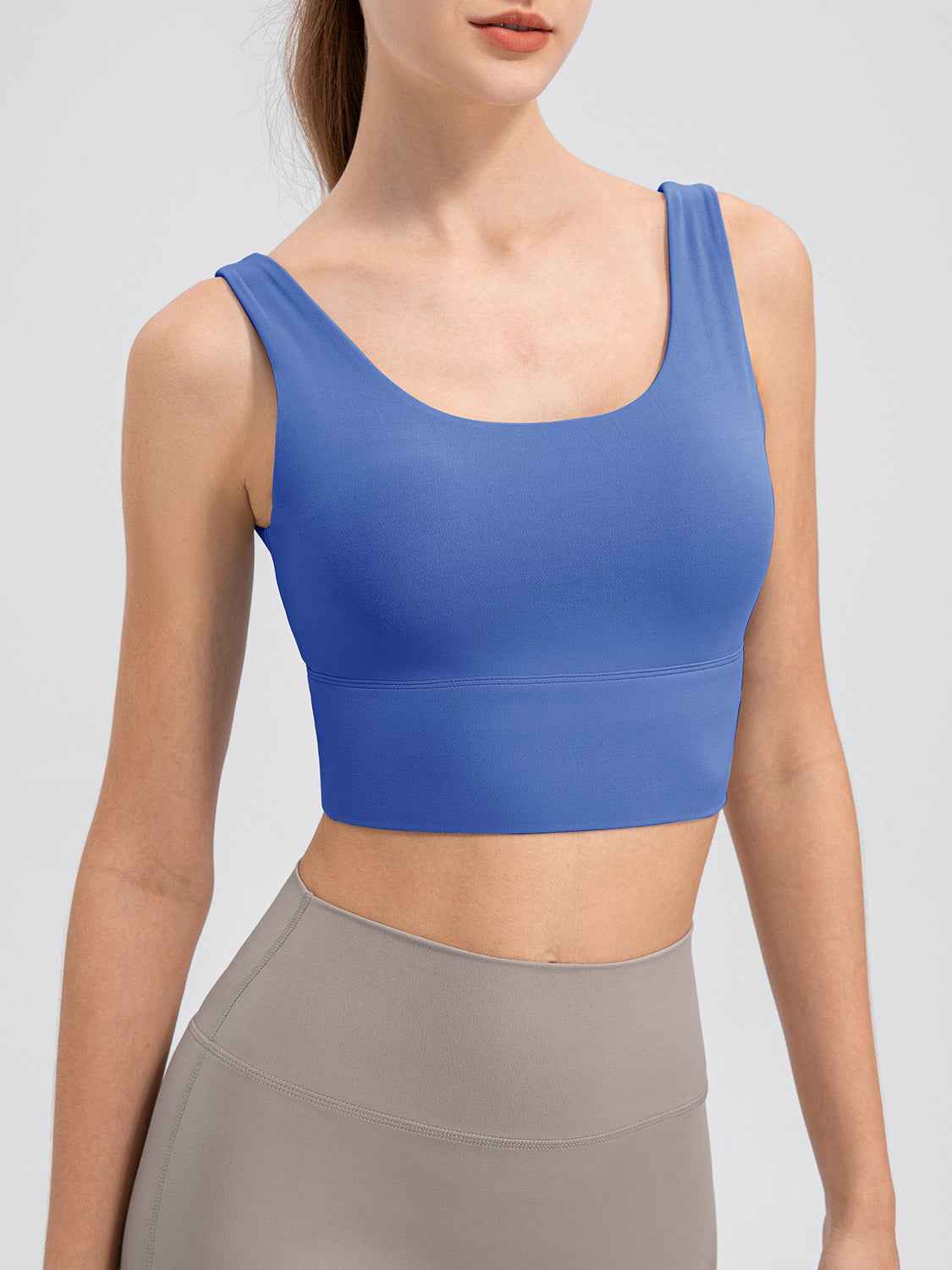 Scoop Cropped Active Tank