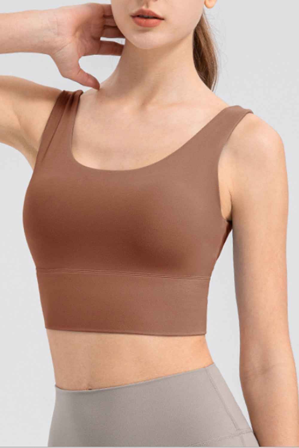 Scoop Cropped Active Tank