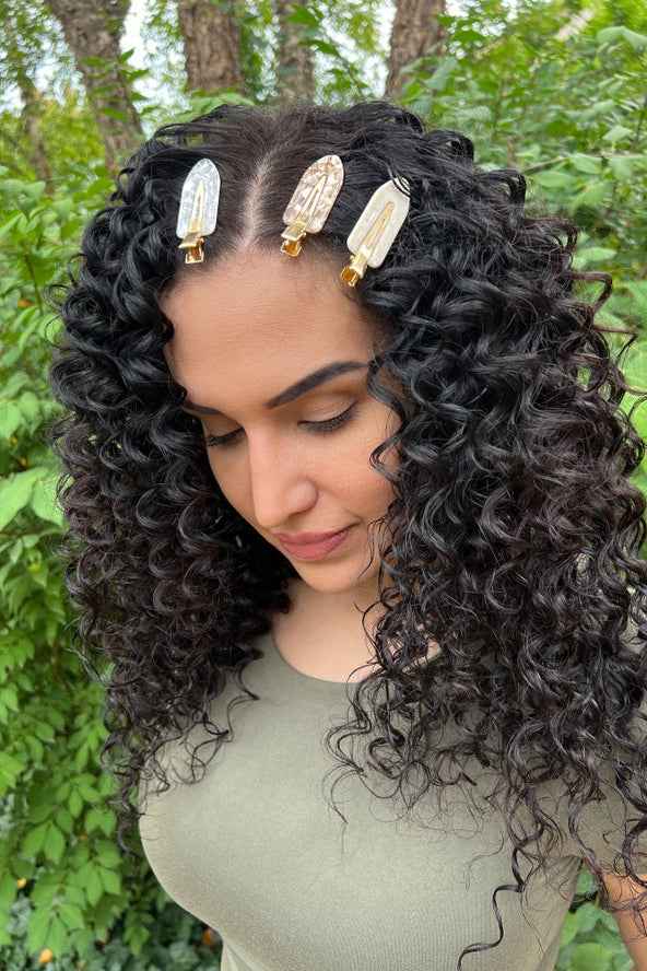 Creaseless Hair Styling and Sectioning Clips - 3pk
