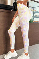 Floral High Waist Active Leggings