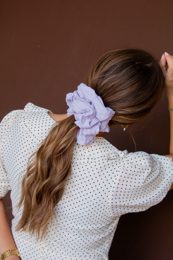 Lavender Jumbo Scrunchie