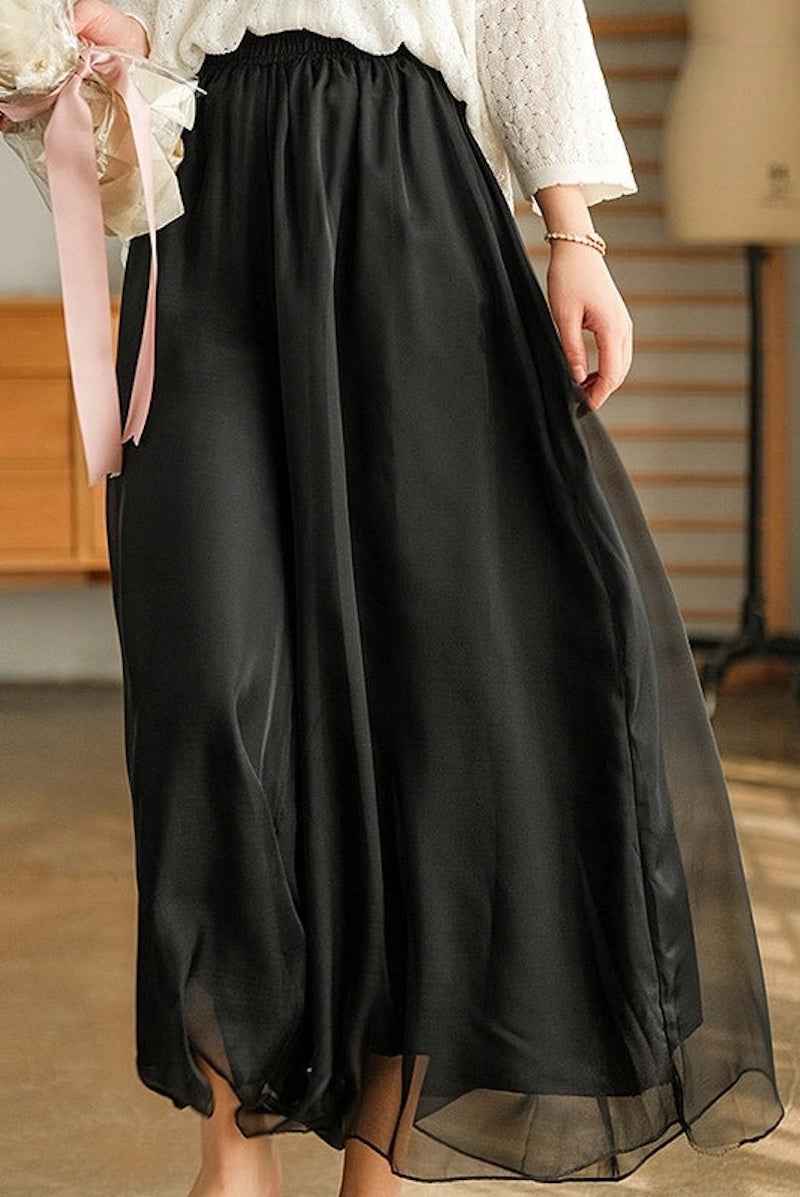 Chiffon Wide Leg Pant