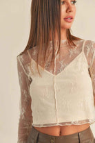 Long Sleeve Lace Top