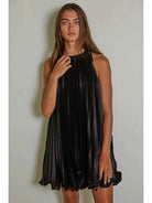 Accordion Pleated Dress