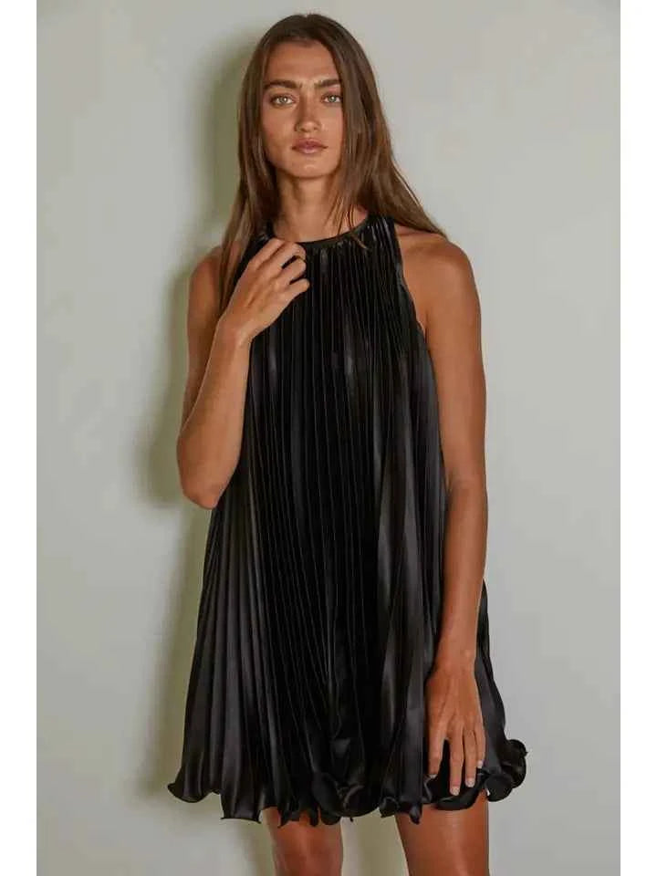 Accordion Pleated Dress