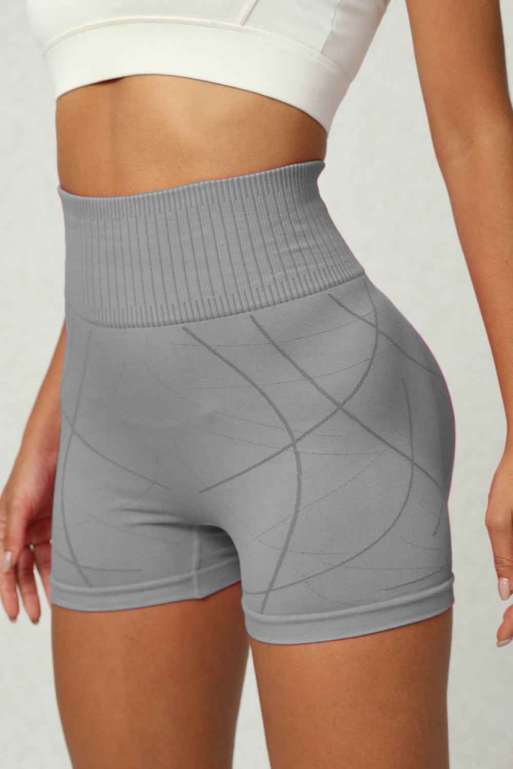 High Waist Active Shorts