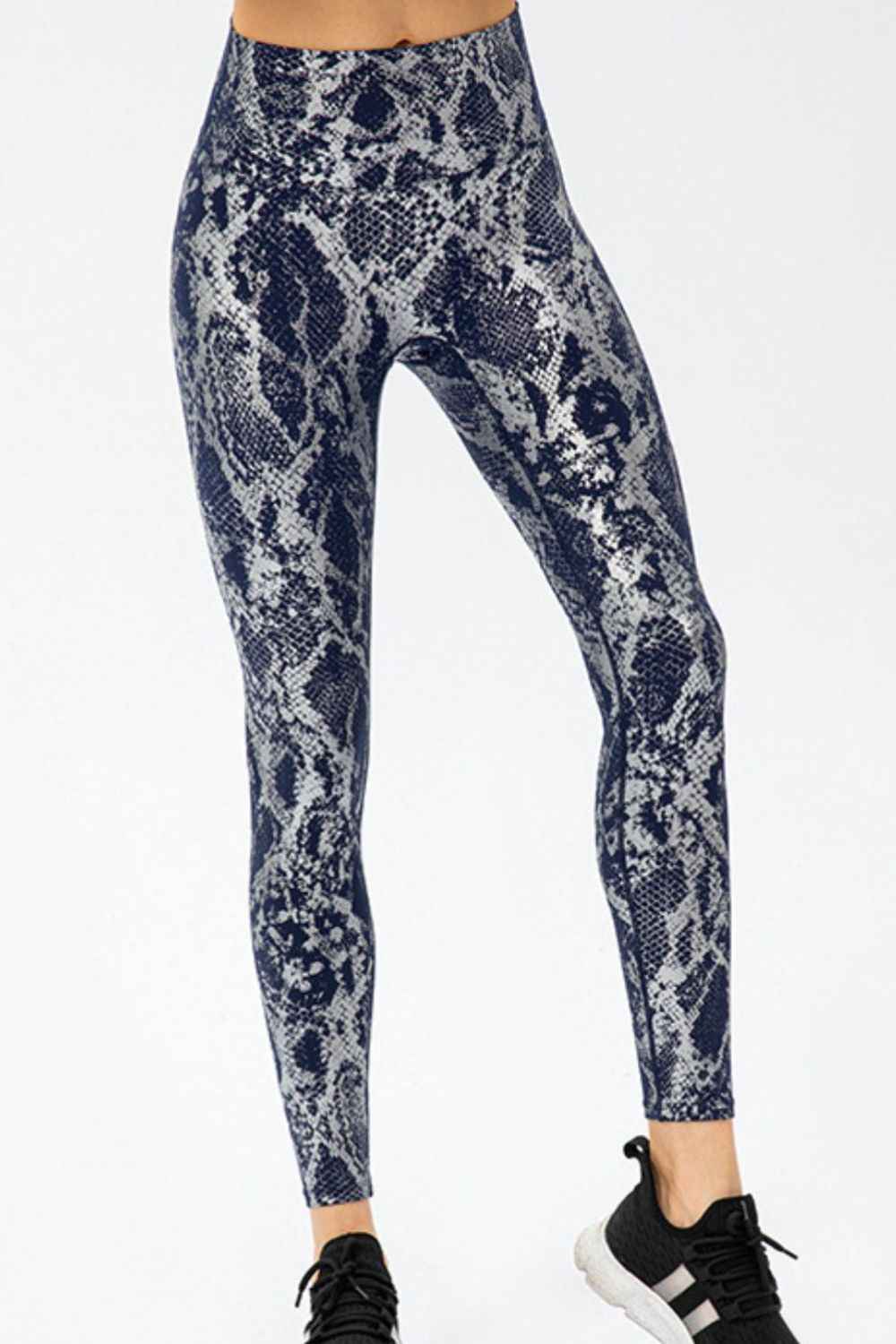 Animal Print Capri Length Sport Leggings
