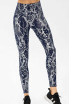 Animal Print Capri Length Sport Leggings