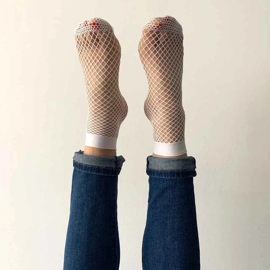 Fishnet Ankle Socks