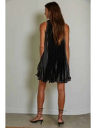 Accordion Pleated Dress